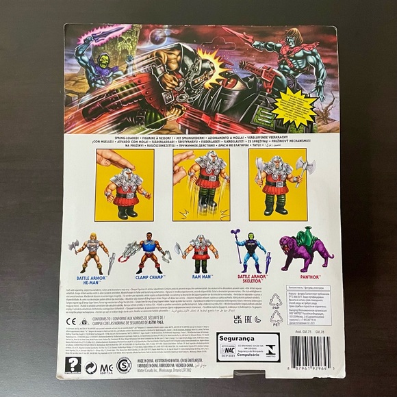 Masters of the Universe MOTU Ram Man Action Figure Deluxe Set - With Comic! - Picture 3 of 3